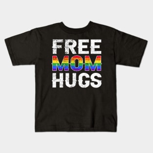 Free Mom Hugs Lgbt Pride Kids T-Shirt